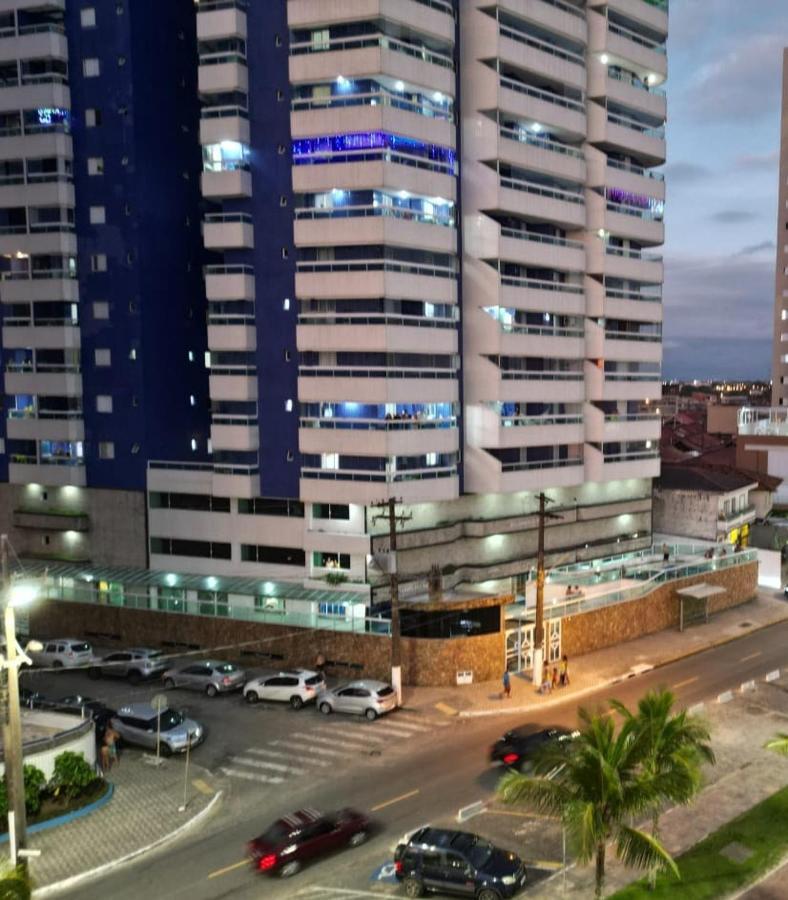 Belo Apartamento Com Vistas Para O Mar - Pe Na Areia - Churrasqueira Na Varanda Praia Grande Dış mekan fotoğraf