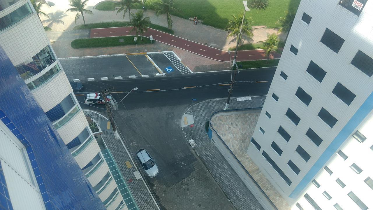 Belo Apartamento Com Vistas Para O Mar - Pe Na Areia - Churrasqueira Na Varanda Praia Grande Dış mekan fotoğraf